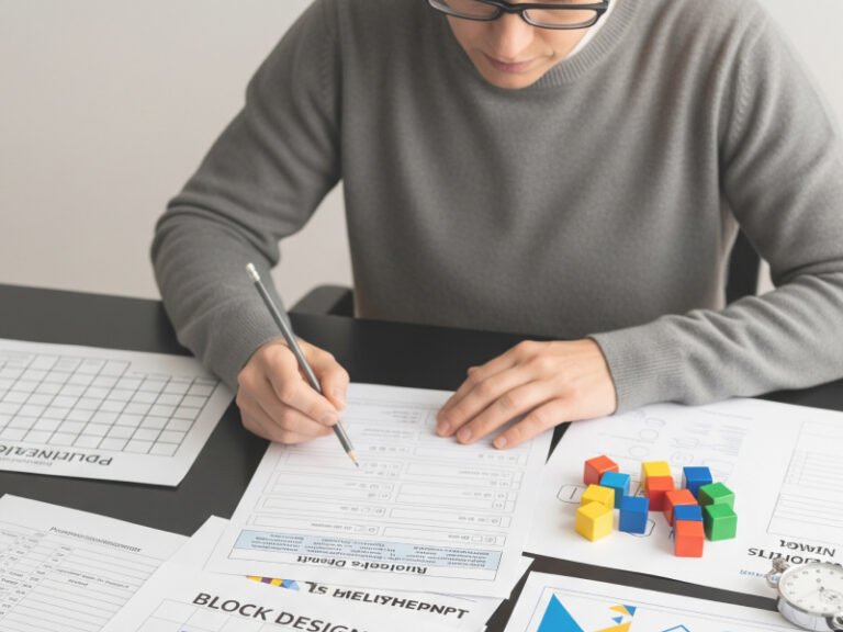 una persona realizando pruebas psicotécnicas